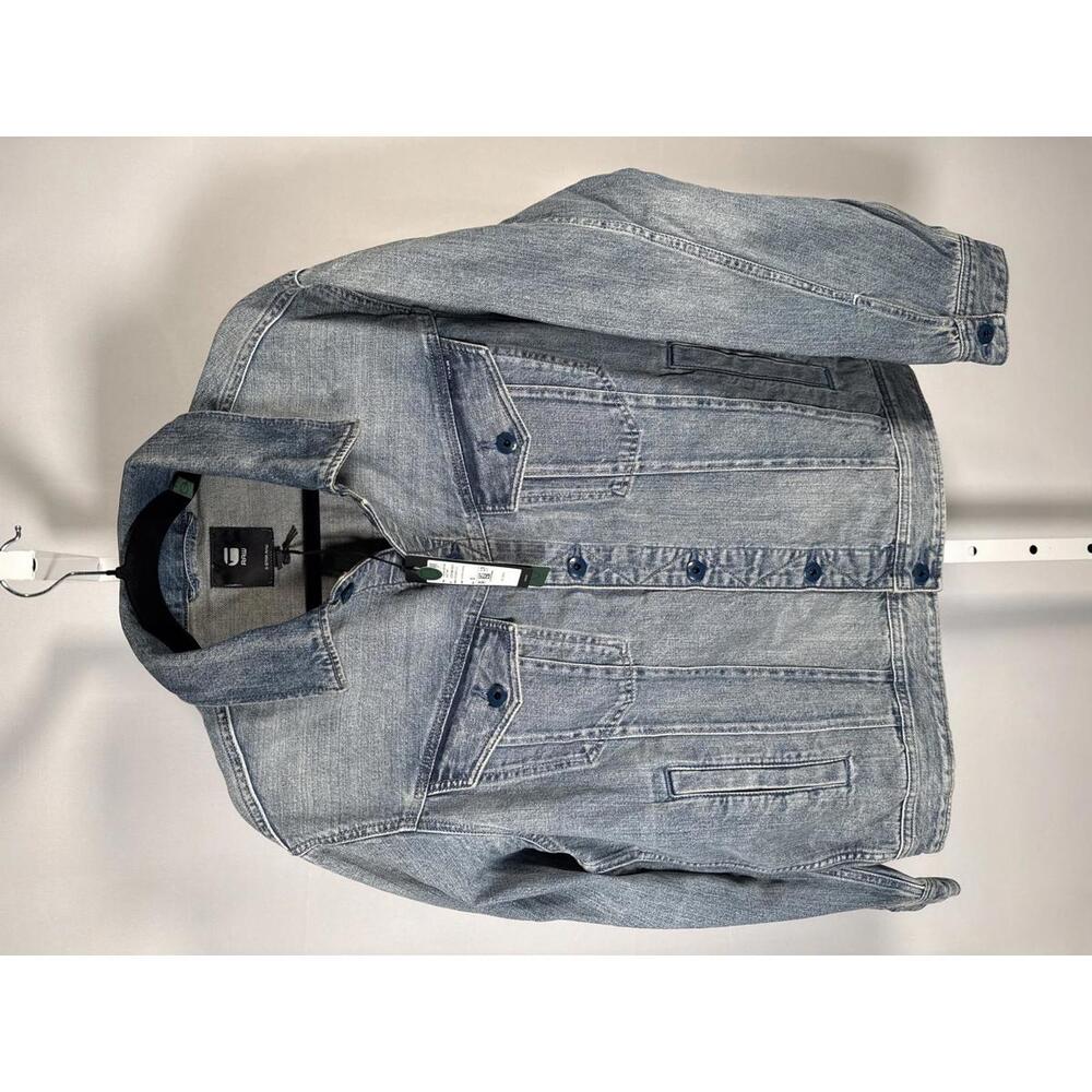NWT G-Star RAW Women’s Oversized Western Denim Jacket Sun Faded Blue Size Small - Picture 5 of 10
